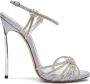 Casadei Rhinestone Blade Sandalen Gray Dames - Thumbnail 1