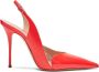 Casadei Scharlakenrode glanzende pumps Red Dames - Thumbnail 1