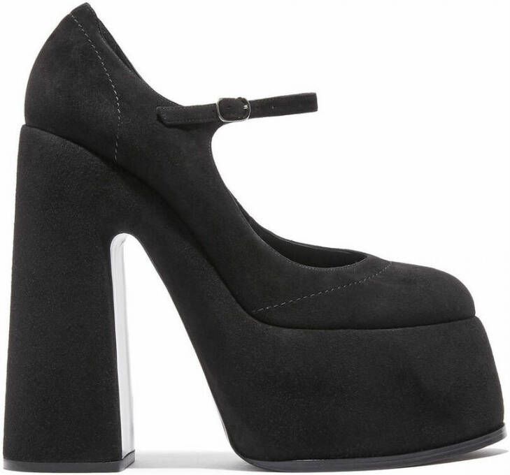 Casadei Roxxy Mary Jane Heeled Shoes Zwart Dames