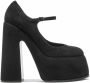 Casadei Roxxy Mary Jane Heeled Shoes Zwart Dames - Thumbnail 7