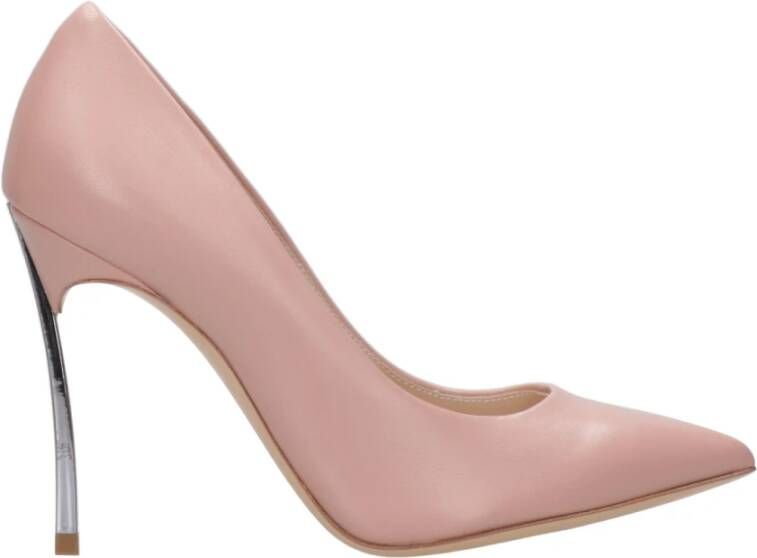 Casadei Roze Blade Stiletto Leren Pumps Pink Dames