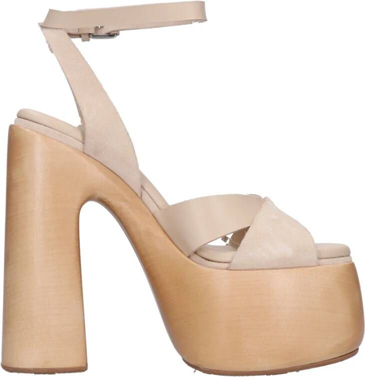 Casadei Sandalen Beige Dames