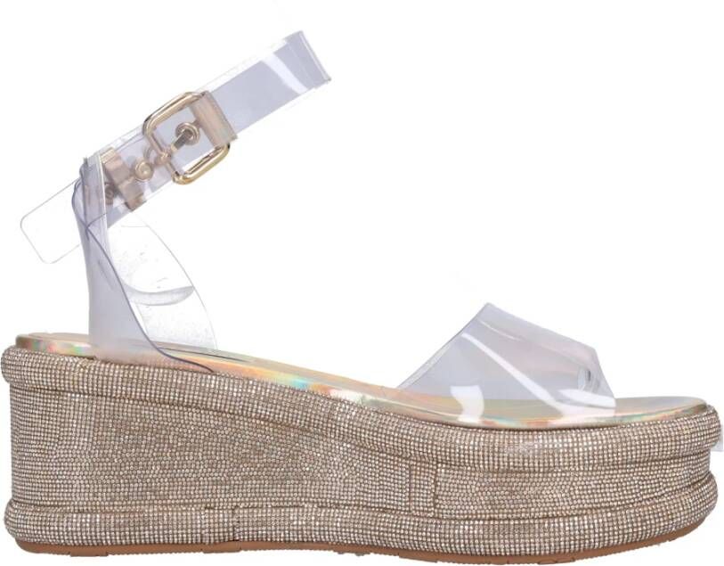 Casadei Sandalen Beige Multicolor Dames