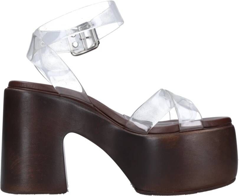 Casadei Sandalen Bruin Brown Dames