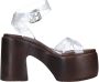 Casadei Sandalen Bruin Brown Dames - Thumbnail 1