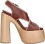 Casadei Sandalen Bruin Brown Dames - Thumbnail 1