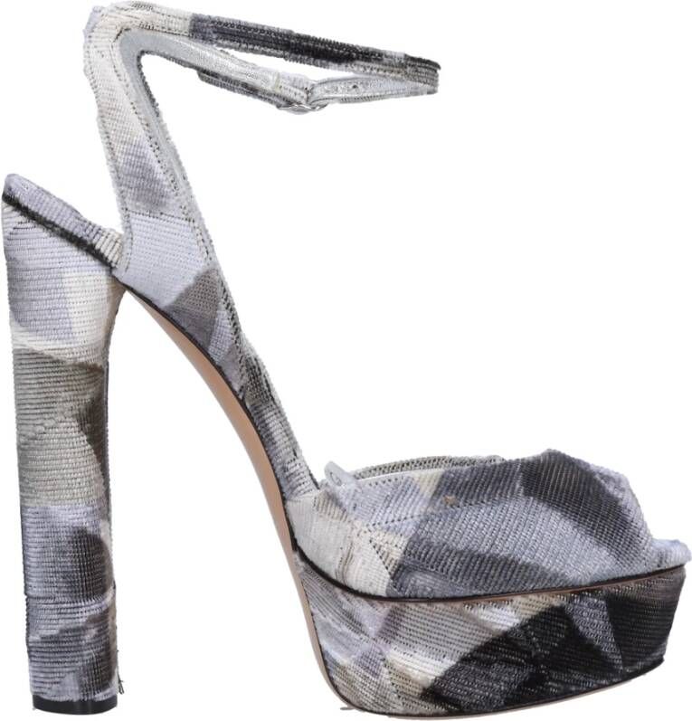 Casadei Sandalen Grijs Gray Dames