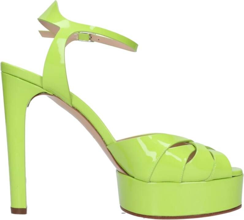 Casadei Sandalen Groen Green Dames