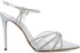 Casadei Kristallen Hoge Hak Sandalen Gray Dames - Thumbnail 1