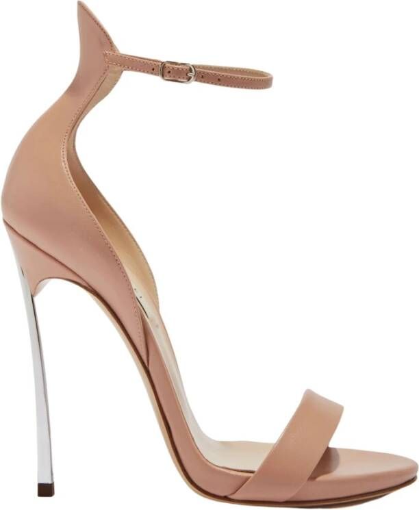 Casadei Rose Nappa Blade Sandalen Pink Dames