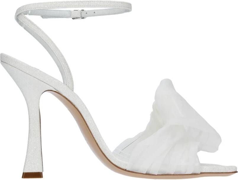 Casadei Sandalen Wit White Dames