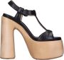 Casadei Sandalen Zwart Black Dames - Thumbnail 1