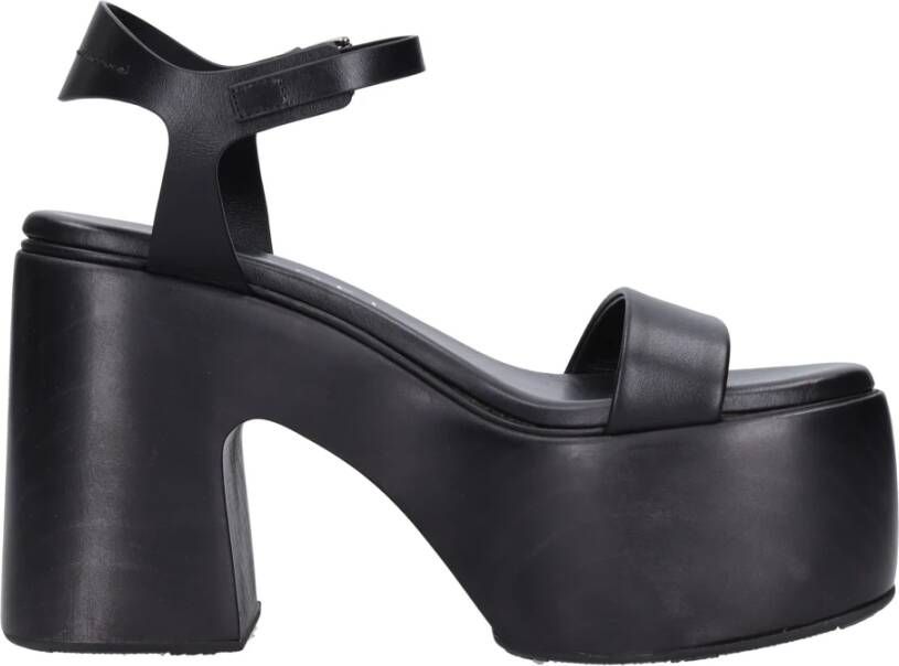 Casadei Sandalen Zwart Black Dames