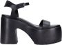 Casadei Sandalen Zwart Black Dames - Thumbnail 1