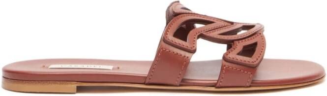 Casadei Sliders Brown Dames