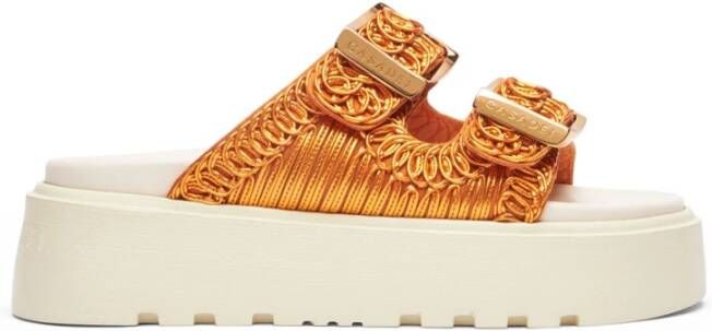 Casadei Sliders Orange Dames