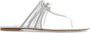 Casadei Slippers met glinsterende applicaties White Dames - Thumbnail 1