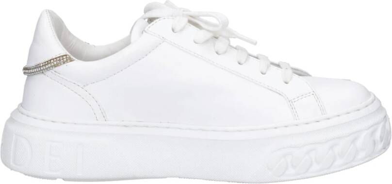 Casadei Sneakers Wit White Dames