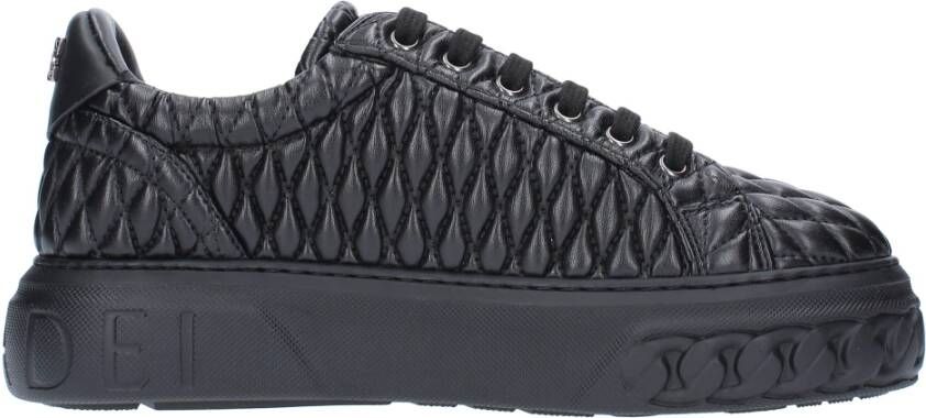 Casadei Matelassé Off-road Sneaker Zwart Dames