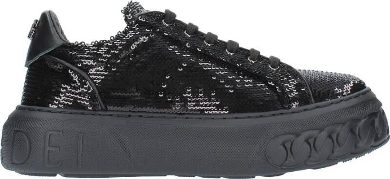 Casadei Sneakers Zwart Black Dames