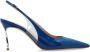 Casadei Bohemian Blue Slingback met Stalen Blade Hak Blue Dames - Thumbnail 5