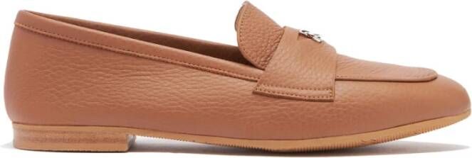 Casadei Antilope leren loafers Brown Dames