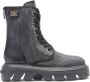 Casadei Zwarte Denim Veterschoen Black Dames - Thumbnail 1