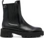 Casadei Zwarte leren enkellaarzen Black Dames - Thumbnail 1