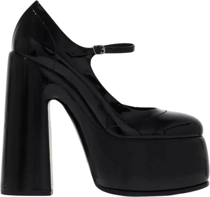 Casadei Zwarte Mary Jane Sleehakken Black Dames