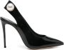 Casadei Zwarte Mid-Hak Damespumps Black Dames - Thumbnail 1