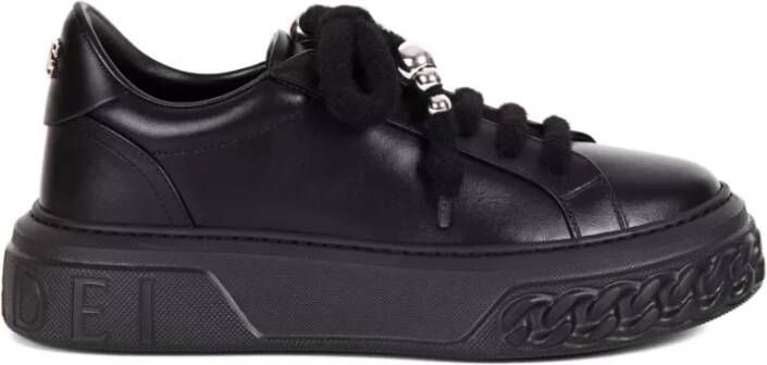 Casadei Zwarte Sneakers Black Dames