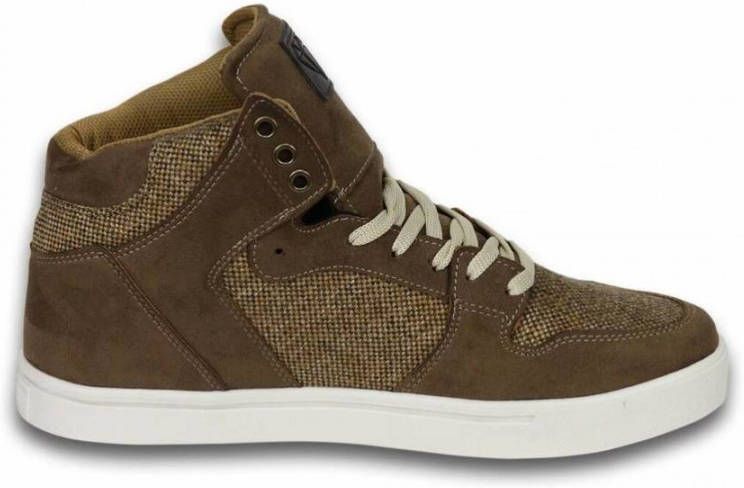 Cash Money Heren Schoenen Heren Sneaker High Riff Taupe Maten: