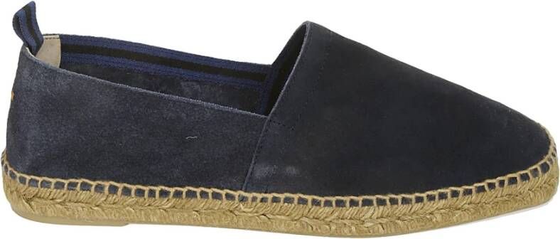 Castañer Blauwe Platte Schoenen Pablo Slip-on Espadrilles Blue Heren