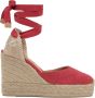 Castañer Stijlvolle Canvas Sneakers Red Dames - Thumbnail 1