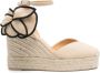 Castañer Beige Wedge Espadrilles Sandalen Beige Dames - Thumbnail 1