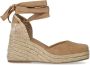 Castañer Caramel Espadrille met Sleehak Beige Dames - Thumbnail 1