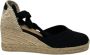 Castañer Zwarte Espadrille Sneakers met Enkelveters Black Dames - Thumbnail 20