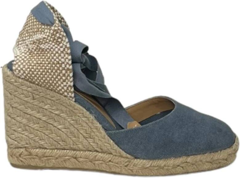 Castañer Carina Sleehak Espadrilles Blue Dames