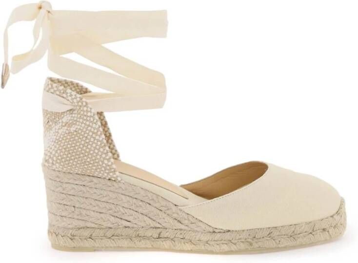 Castañer Stijlvolle Wedges en Flatforms voor Vrouwen Beige Dames