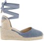 Castañer Carina Sleehak Espadrilles Sandalen Blue Dames - Thumbnail 1