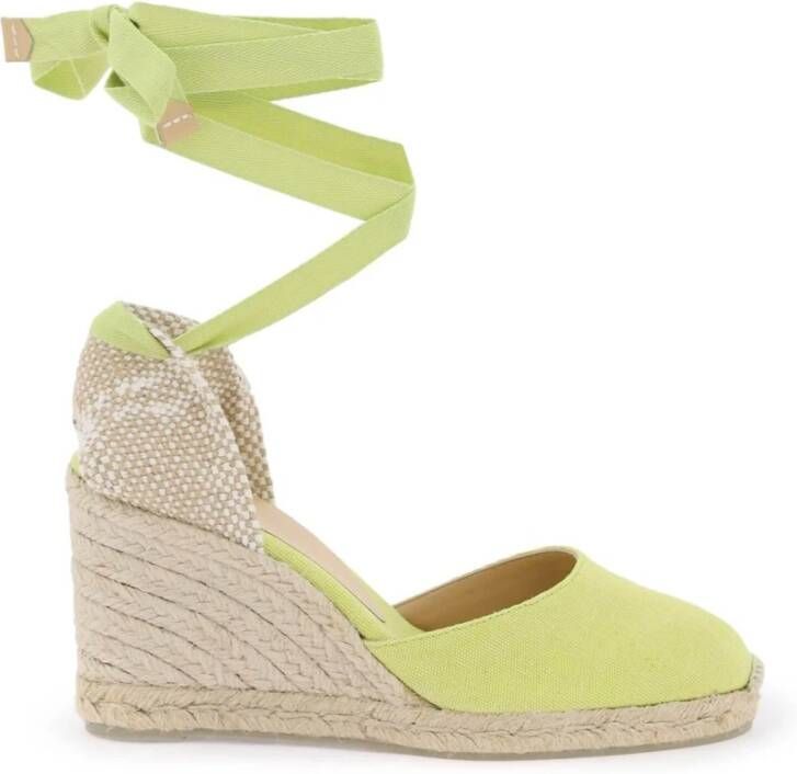 Castañer Carina Sleehak Espadrilles Yellow Dames