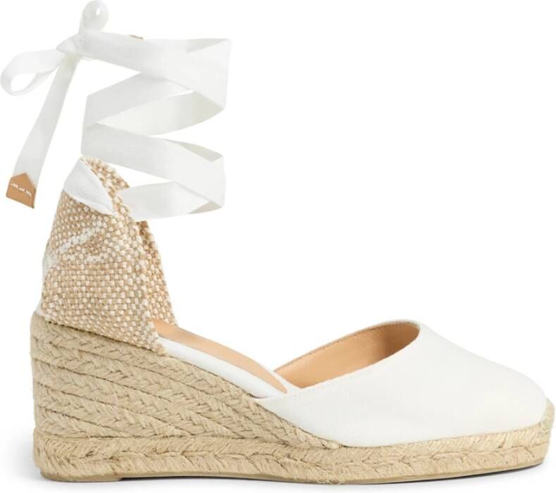 Castañer Carina 6 001 7 cm Wedges White Dames