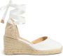 Castañer Carina 6 001 7 cm Wedges White Dames - Thumbnail 1