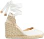 Castañer Witte Espadrille Sneakers met Enkelveters White Dames - Thumbnail 14