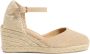 Castañer Hoge Wig Ivoor Espadrilles Sandalen Beige Dames - Thumbnail 8