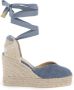 Castañer Chiara Wedge Espadrilles Blue Dames - Thumbnail 1