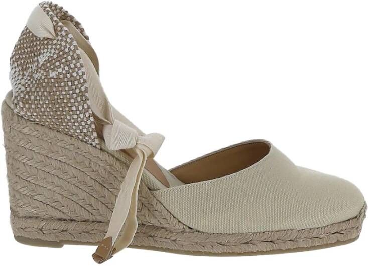 Castañer Verhoog je zomerse stijl met hoge hak sandalen White Dames