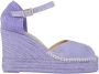 Castañer Lavendel Wedge Espadrilles met Cut-out Purple Dames - Thumbnail 1