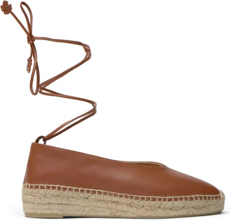 Castañer Espadrille MET 4 CM Wighak Brown Dames