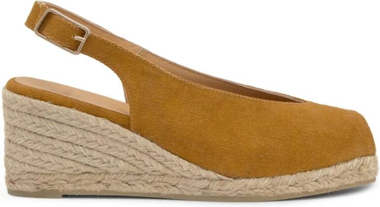 Castañer Espadrille MET 7 CM Wighak Yellow Dames